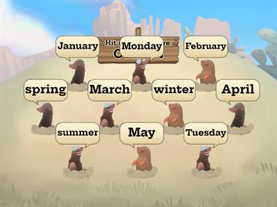 Months of the year