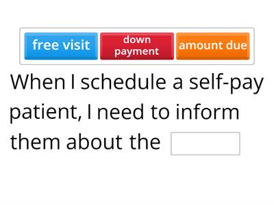 Patient Access Missing Words