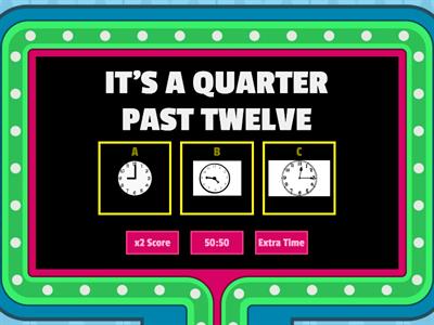 🕒 TELLING THE TIME