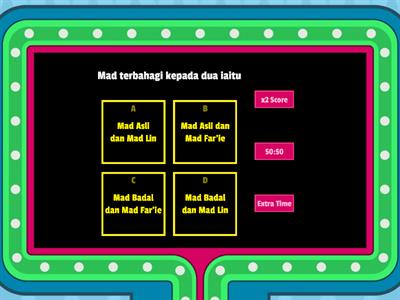 HUKUM TAJWID : HUKUM MAD