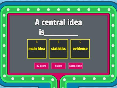 Central Idea