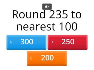 Rounding quiz