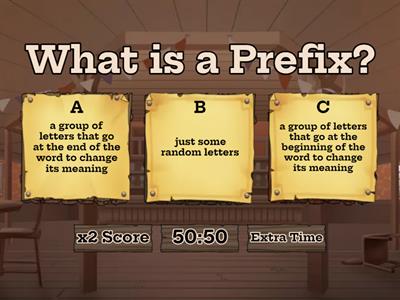 Step 94 Prefixes Quiz