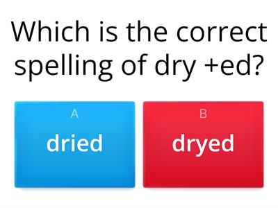 Change the Y to I Suffix Rule 