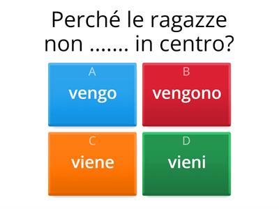 Verbi irregolari al presente 1. NVSPI.1. un 2