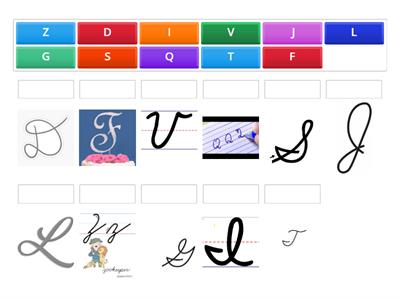 Capital Cursive Match