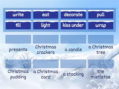 Christmas words (Collocations)