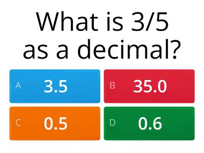 Fractions to Decimals