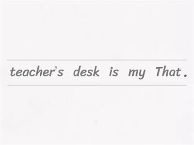 Classroom That, This, These, Those