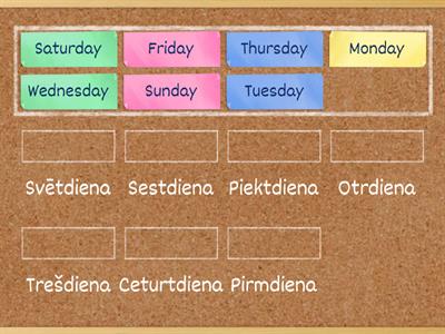 Days of the week 2