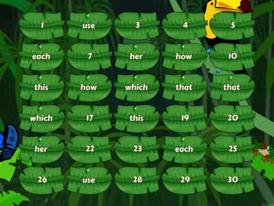 High Frequency Words List A Group 1 Matching Pairs