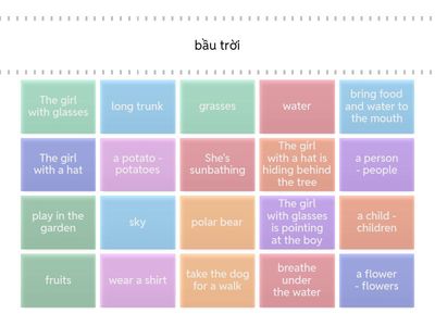 U8. Find the match (2). Vocabularies. C12