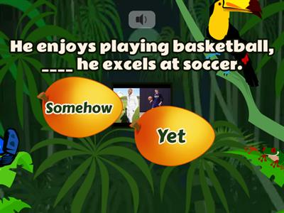 Coordinating Conjunctions Fruit Ninja