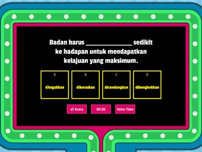 TEKNIK LARI PECUT DAN LARI BERGANTI-GANTI