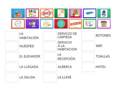 HOTEL VOCABULARIO