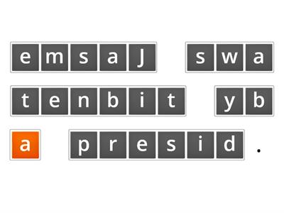 Passive word Jumble