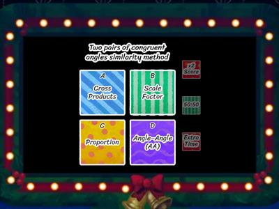 Gameshow Quiz - Similar Triangle Vocab