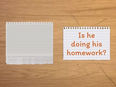 A1 Present Continuous Tense Konuşma Aktivitesi