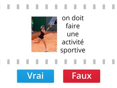 Qu'est-ce qu'on doit faire pour être en bonne santé ? Unité 5: B1