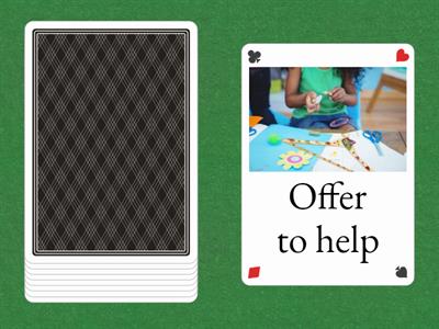 Offering and asking for help