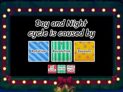  Earth's Rotation and Revolution practice