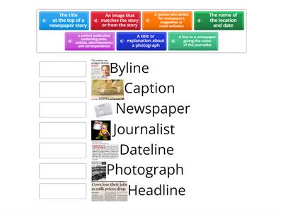 Newspaper vocabulary