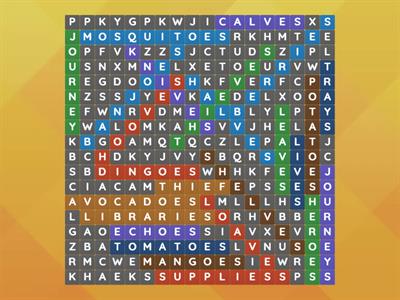 Year 5 & 6 Week 3 Spelling Words