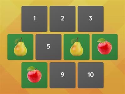 Знайти пари (фрукти)