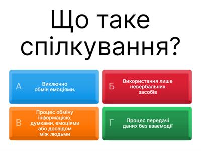 Що таке спілкування? 