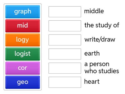 Latin prefixes and suffixes 