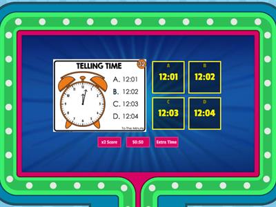 Telling Time to the Minute #2