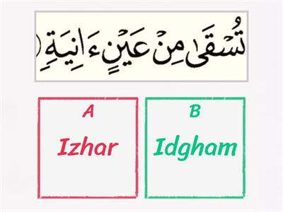 Izhar, Idgham and Iqlab