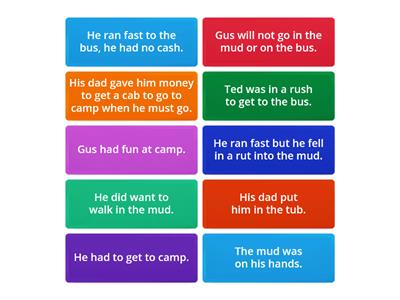 Blast Unit 5 Practice Phrases/Sentences