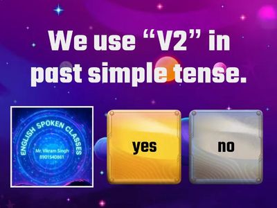 Present simple & Past simple tense by 📞 (Vikram_ 8901540861)