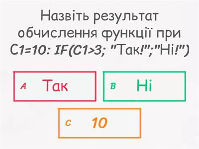 Табличний процесор Excel