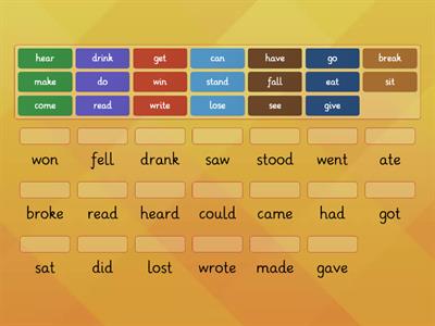 Irregular verbs - Starlight 4