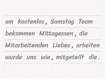 DTB B2 Forumsbeitrag Mittagessen am Samstag kostenlos
