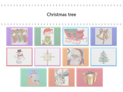 1 and 2 Christmas Vocabulary
