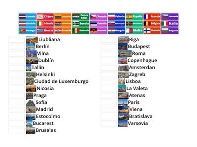 Países y capitales de la Unión Europea