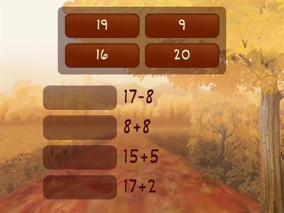 Сложение и вычитание в пределах 20
