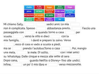 Daily routine comprehension