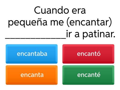  Pasado indefinido/pasado imperfecto