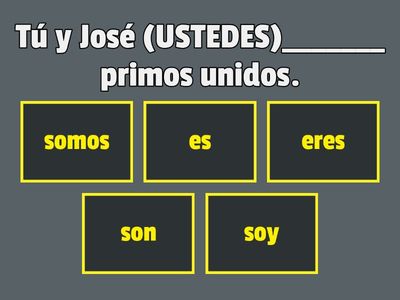 Ser (práctica básica)  (Quiz)