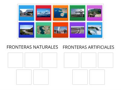 FRONTERAS NATURALES Y ARTIFICIALES