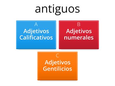 Los adjetivos