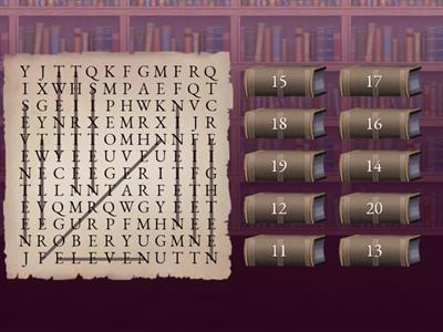 Numbers 11-20 (wordsearch)