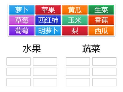 水果 蔬菜