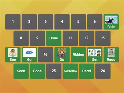 Matching Pairs Past participle