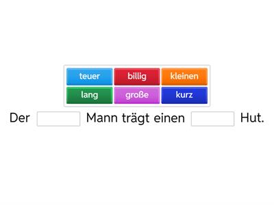 LG - VI - Adjektive - Gegensätze (2)