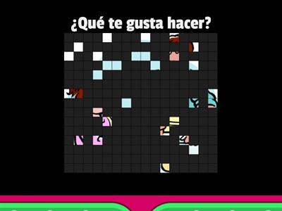 ¿Qué te gusta hacer? image reveal